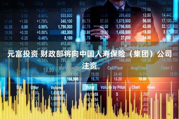 元富投资 财政部将向中国人寿保险（集团）公司注资